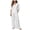 White-pUOM, variant on Vdoaml Women's 2 Piece Outfits Ladies 3/4 Sleeve Blouse Trousers Set Women Casual Beach Vacation Outfit L2 Black