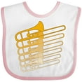 thumbnail image 3 of Inktastic Trombone Line Boys or Girls Baby Bib, 3 of 4