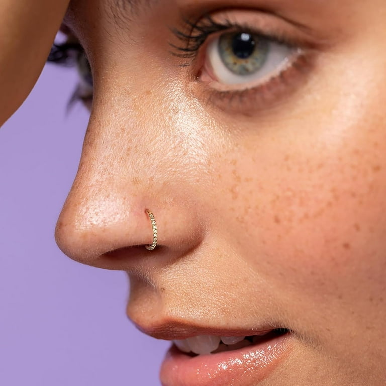 20g Nose Nose Piercing Titanium Jewelry 20g 22g Titanium Nose Ring