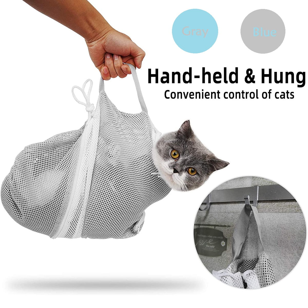 cat bag for bathing