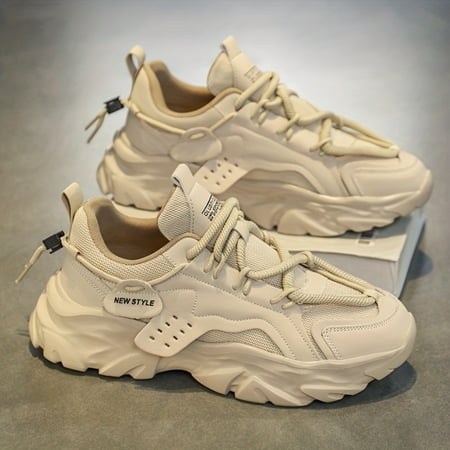 

DONGGTG Stylish Men‘s Chunky Old School Shoes with Comfortable Non-Slip Soft Sole Durable Sneakers Ideal for Outdoor Activities and Men‘s Footwear