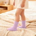 thumbnail image 2 of LckLvx Toddler Boys Girls Socks Cute Cotton Crew Socks Soft School Daily Tube Socks Age 1-8, 2 of 6