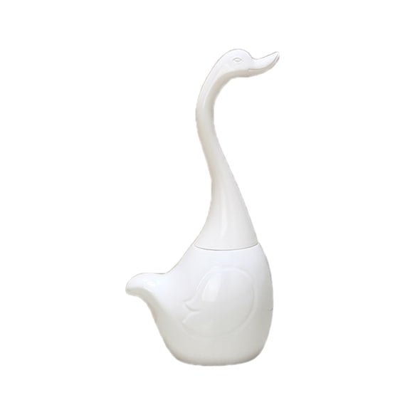 Ceramic Toilet Brush Holder for Creative Bathroom Funny Household Tool Brush for Bathroom