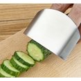 thumbnail image 4 of Hongchun 1Pcs Stainless Steel Finger Protector Anti-cut Finger Guard Kitchen Tools Safe Vegetable Cutting Hand Protecter Kitchen Gadgets, 4 of 4