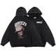 thumbnail image 3 of Sudadera con capucha lavada vintage de Chris Brown, sudadera con capucha con estampado de hip hop, suéter retro Y2k, sudaderas Breezy de la gira Under The Influence, 3 of 4
