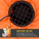 thumbnail image 5 of Decoración inflable de Halloween HOMCOM 150 cm fantasma y calabaza con LED, 5 of 9