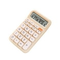 thumbnail image 3 of Colcolo Handheld Mechanical Calculator 12 digits Large LCD Display for Office Market Beige, 3 of 8
