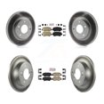 thumbnail image 1 of Transit Auto Front Rear Ceramic Pads and Coated Disc Brake Rotors Kit for Car Hyundai Elantra GT Kia Forte Veloster Forte5 Coupe Koup KGA-101546, 1 of 8