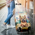 thumbnail image 3 of Welcome Spring Fairy Cairn Terrier in Flower Meadow Travel Luggage Cover Cairns Dog Lover Suitcase Dust Protective Decor - 13002, 3 of 5