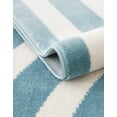 thumbnail image 6 of Unique Loom Whimsy Kids Collection Area Rug - Lines (5' 3" x 8' Rectangle Sky blue/Ivory), 6 of 9