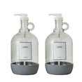 thumbnail image 3 of Better Homes & Gardens Laundry Detergent Dispenser Set, Clear & White, 128 fluid oz, 4Pc, 3 of 12
