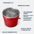 thumbnail image 2 of Cubo para bebidas YETI Rambler Rescue Red de acero inoxidable 18/8, 2 of 8