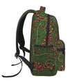 thumbnail image 3 of Fotbe Red Snake Pattern Casual Backpack for School, Travel, and Outdoor Activities - Durable, Lightweight, and Comfortable, 3 of 5