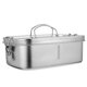 thumbnail image 2 of Stainless Steel Storage Box Multi-grid Food Container For School Use 7.07X5.11X2.48inch Thermal Insulation 1Pack, 2 of 4