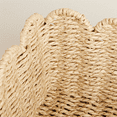 thumbnail image 6 of Growment Scalloped Edge Hand Woven Paper Storage Basket, Handles, 6 of 6