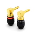 thumbnail image 2 of Cerrojo Sewell de Banana Plugs en ángulo recto, 12 pares, chapado en oro, 2 of 6