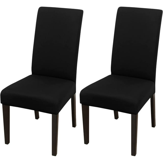 6 Pcs Dining Chair Slipcover,High Stretch Removable Washable Chair Seat Protector Cover for Home Party Hotel Wedding Ceremony (Grey)