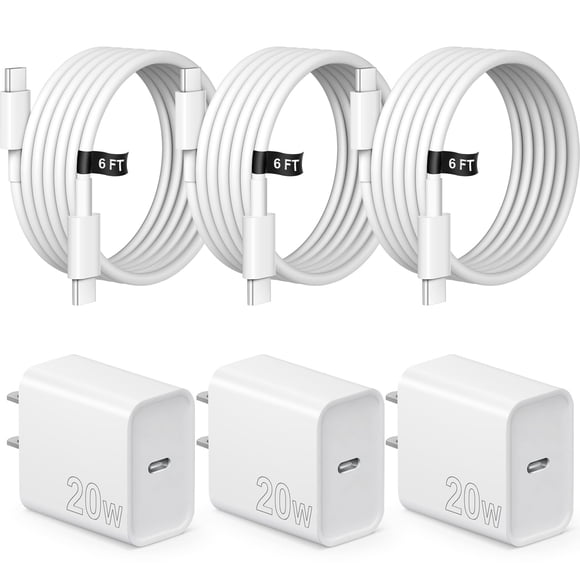 Cargador STAKYCET 20W USB C de carga rápida para iPhone 16 15