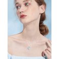 thumbnail image 3 of WINNICACA 2 Sister Necklace Sterling Silver Heart Moonstone Always My Sisters Forever My Friend Jewelry Birthday Anniversary Valentines Mothers Day Gifts for Women, 3 of 6