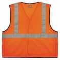 thumbnail image 2 of Ergodyne GloWearÂ® 8216BA Type R Class 2 Breakaway Mesh Vest w/ ID Badge Holder, Orange, 4XL/5XL, 2 of 2