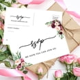 thumbnail image 3 of Koyal Wholesale 56-Pk RSVP Postcards for Wedding Spring Watercolor Floral Cardstock Response Reply Cards, "4 x 6", 3 of 5