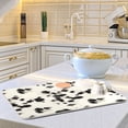 thumbnail image 6 of Black Cow Spots Dish Drying Mat for Kitchen Counter 18x24 In Absorbent Microfiber Reversible Mats Dish Drainer Protector Rack Pad for Coffee Bar Table, 6 of 7