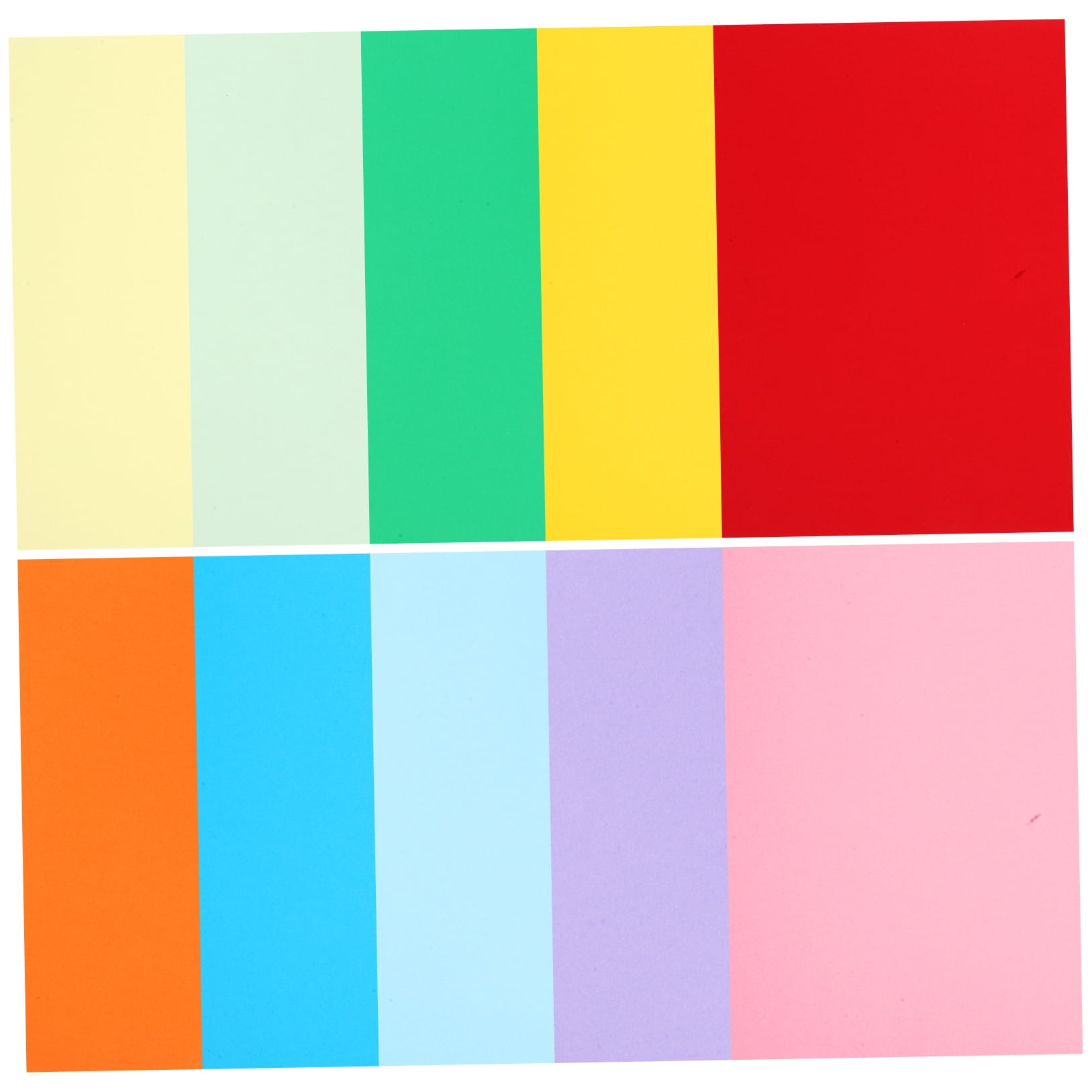 WORGEOUS  50 Sheets Glitter Card Paper Multi-color Black Stock Office