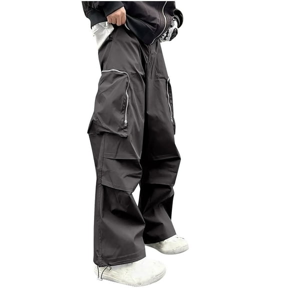 ShomPort Womens Wide Leg Business Office Pants High Waisted Straight Long Work Trousers with Pockets