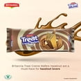 thumbnail image 5 of Britannia Treat Creme Wafers Hazelnut – Crispy Layered Wafer Biscuits with Rich Hazelnut Cream Filling– 150g (5.29 oz), 5 of 5