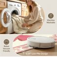 thumbnail image 5 of ODIKA 3'x5' Washable Throw Rug Stain Resistant, Low Profile, Non-Slip Bowknot Pink Coquette Centered Ribbon Short Haired Bows for Entryway, Kitchen, Mudroom, 5 of 7