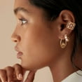 thumbnail image 2 of Women Hoop Earrings Gold 14K Gold Filled Simple Handmade Hypoallergenic Everyday Jewelry[Z1], 2 of 2