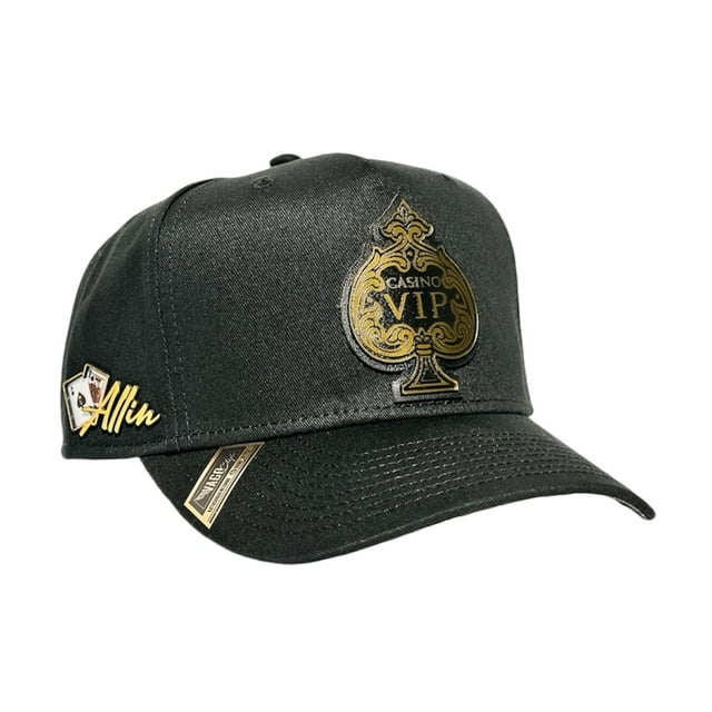 Gorra Artesanal VAGO STYLE Negra Visera curva