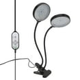 thumbnail image 3 of Dual Head Plant Lamp, 30W Waterproof Plant Grow Light 5 Dimmable Levels USB Powered With Timer For Outdoor, 3 of 8