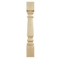 thumbnail image 2 of 5"W x 5"D x 35 1/2"H Legacy Tapered Cabinet Column (Top Block: 6", Bottom Block: 7"), Maple, 2 of 7