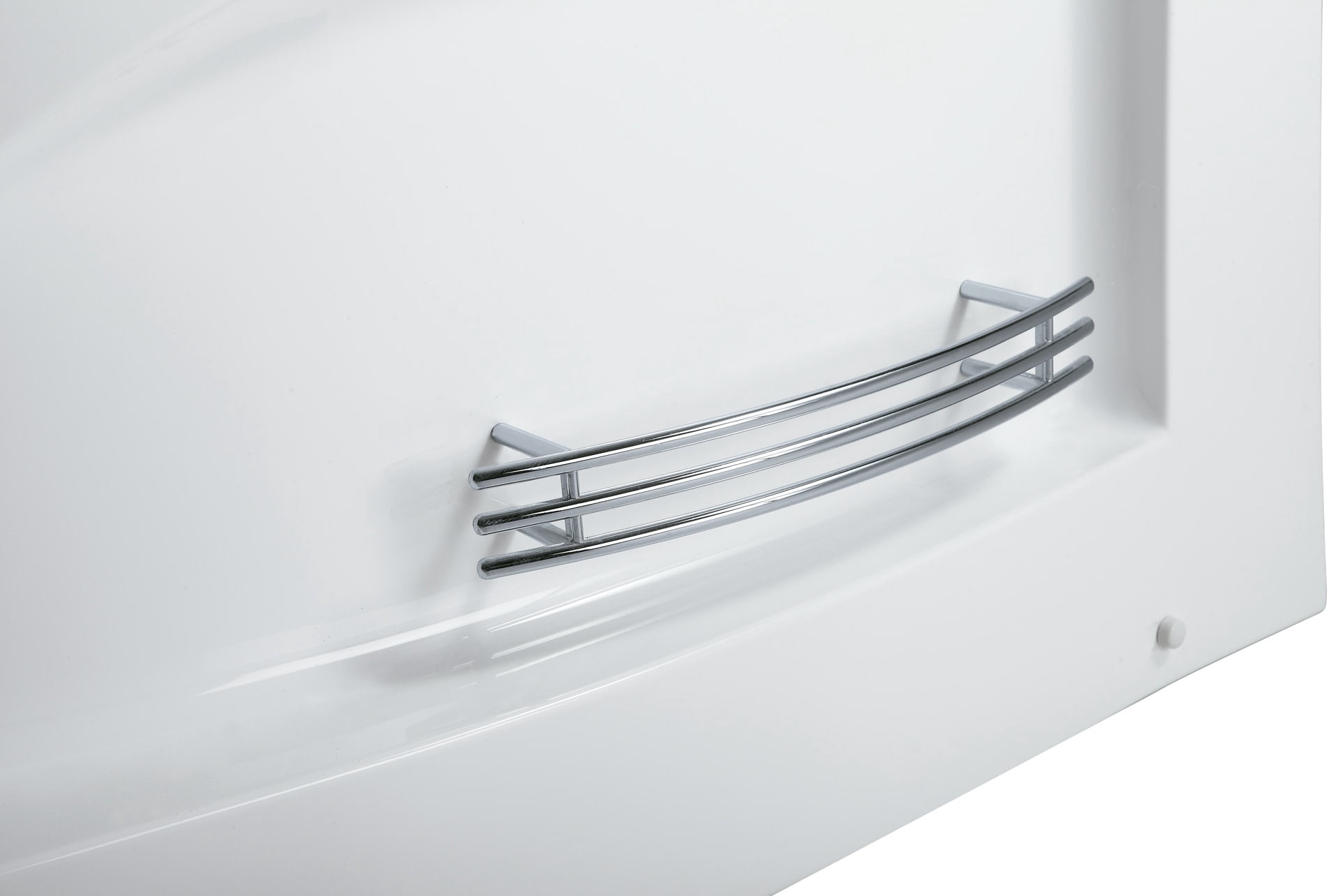 5 ft. Right Drain Corner Alcove Whirlpool Bathtub in White