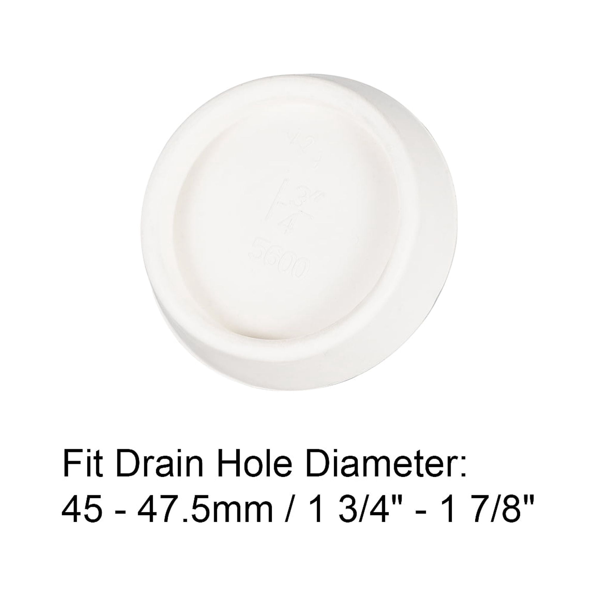 Unique Bargains Rubber Plug Drain Stopper with Hanging Ring for Bathtub 1.69"x1.87"x0.43"