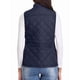 thumbnail image 4 of Chaleco Acolchado con Cuello Alto, Cremallera y Bolsillos para Mujer Azul Oscuro XL, 4 of 10