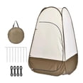 thumbnail image 2 of S SERENABLE Camping Popup Toilet Tent Portable Shower Tent Easy to Open Folding Changing Room Shelter for Outdoor Bathroom Fishing Picnic, 2 of 9