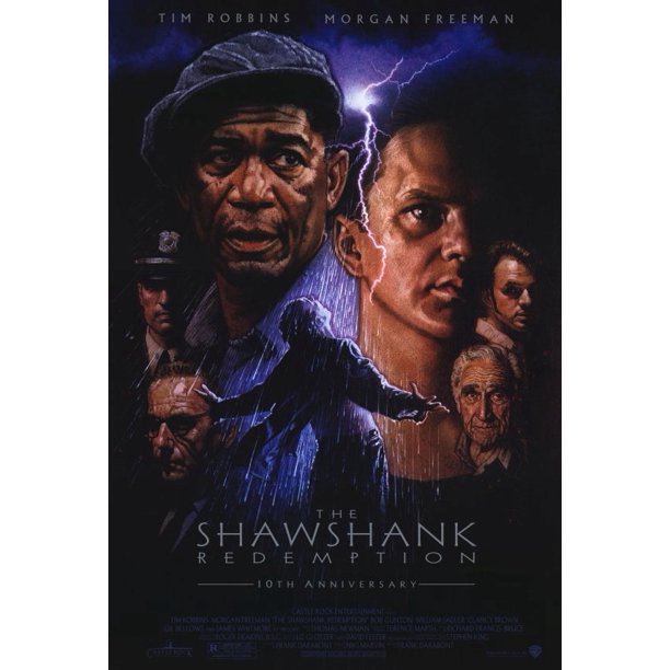 The Shawshank Redemption 1994 11x17 Movie Poster Walmart Com Walmart Com