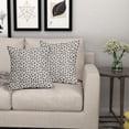 thumbnail image 6 of Grey Gray Cream Pillow Covers 16x16 Set of 2 Boho Polka Dot Throw Pillows Modern Brush Strokes Print Decorative Outdoor Pillowcase Square Cushion Cover Pillow Case for Home Sofa Couch Bed, 6 of 7