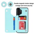 thumbnail image 4 of Nalacover Wallet Case for Samsung Galaxy A13 5G, RFID Blocking Card Slots Holder PU Leather Fashion Back Flip Cover with Kickstand Magnetic Buttons Shockproof Case for Samsung Galaxy A13 5G,Mint, 4 of 8