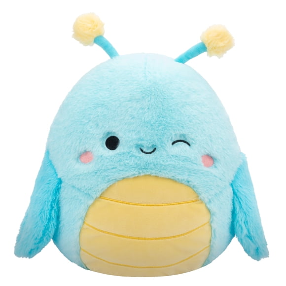 Jazwares Squishmallows 12" Plush: Fuzz-a-Mallows - Giles the Blue Grasshopper