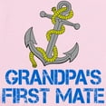 thumbnail image 2 of CafePress - Grandpas First Mate Body Suit - Baby Light Bodysuit, Size Newborn - 24 Months, 2 of 4
