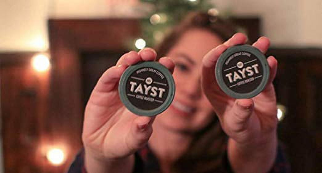 Tayst Hazelnut Coffee Pods | 240 ct. Happy Hazelnut | 100% Compostable Keurig K-Cup compatible | Gourmet Coffee in Earth Friendly packaging
