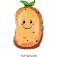 thumbnail image 3 of 6 Pack Potato Balloons Vegetable Foil Balloons For Birthday Party Potato Themed Party Baby Shower Decorations Banmo, 3 of 3