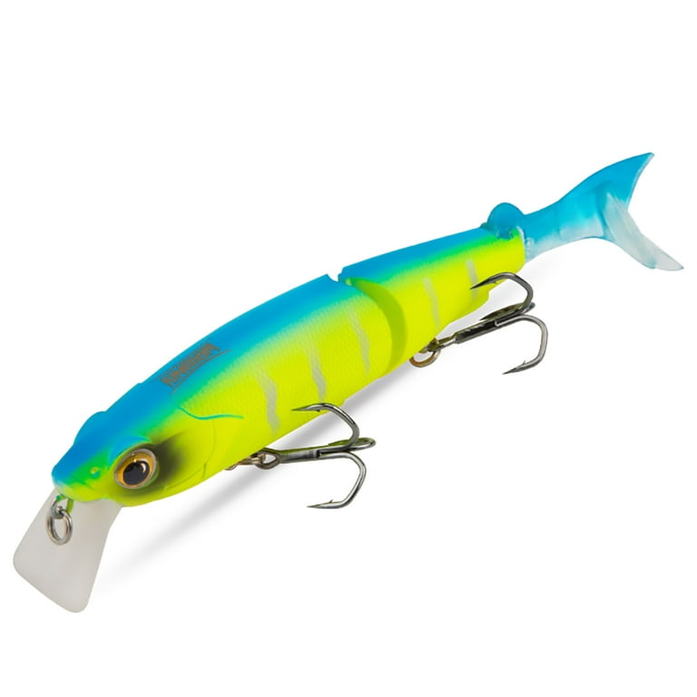Kingdom Soft T-Tail Jointed Fishing Lures 0.6oz/4.7in Floating/Sinking Hard  Baits Minnow Swimbait Trout Wobblers Soft T-Tail Lure 