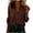 Brown, variant on Staron Women's Casual Short Sleeve Button Down Shirt Blouse with Pocket Fashion Basic Top T-Shirt, Green L