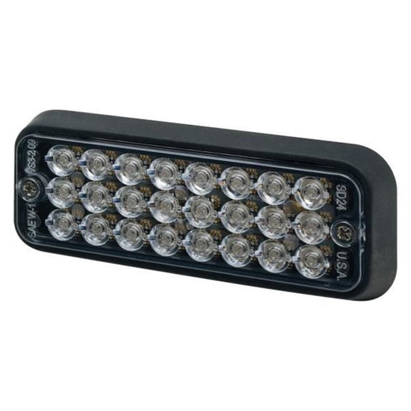 3.3 x 1.1 x 0.4 in. Surface Mount Green LED Strobe Light