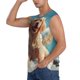 thumbnail image 3 of Fotbe Cute Angel Winged Dog Men's Camiseta sin Mangas Estampada para Hombres, Playera Casual para Gimnasio, Entrenamiento, Playa-X-Large, 3 of 7