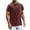 7#-Red, variant on Zimjoy Men's Big and Tall T-Shirts Big and Tall Short Sleeve Henley Neck Knit T-Shirt Casual Lightweight Solid Tees (Purple, 3XL)
